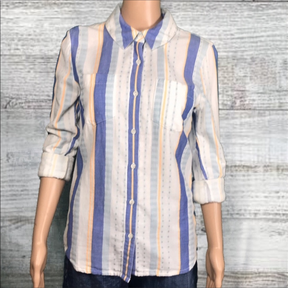 NWT Splendid Henley Embroidered Shirt